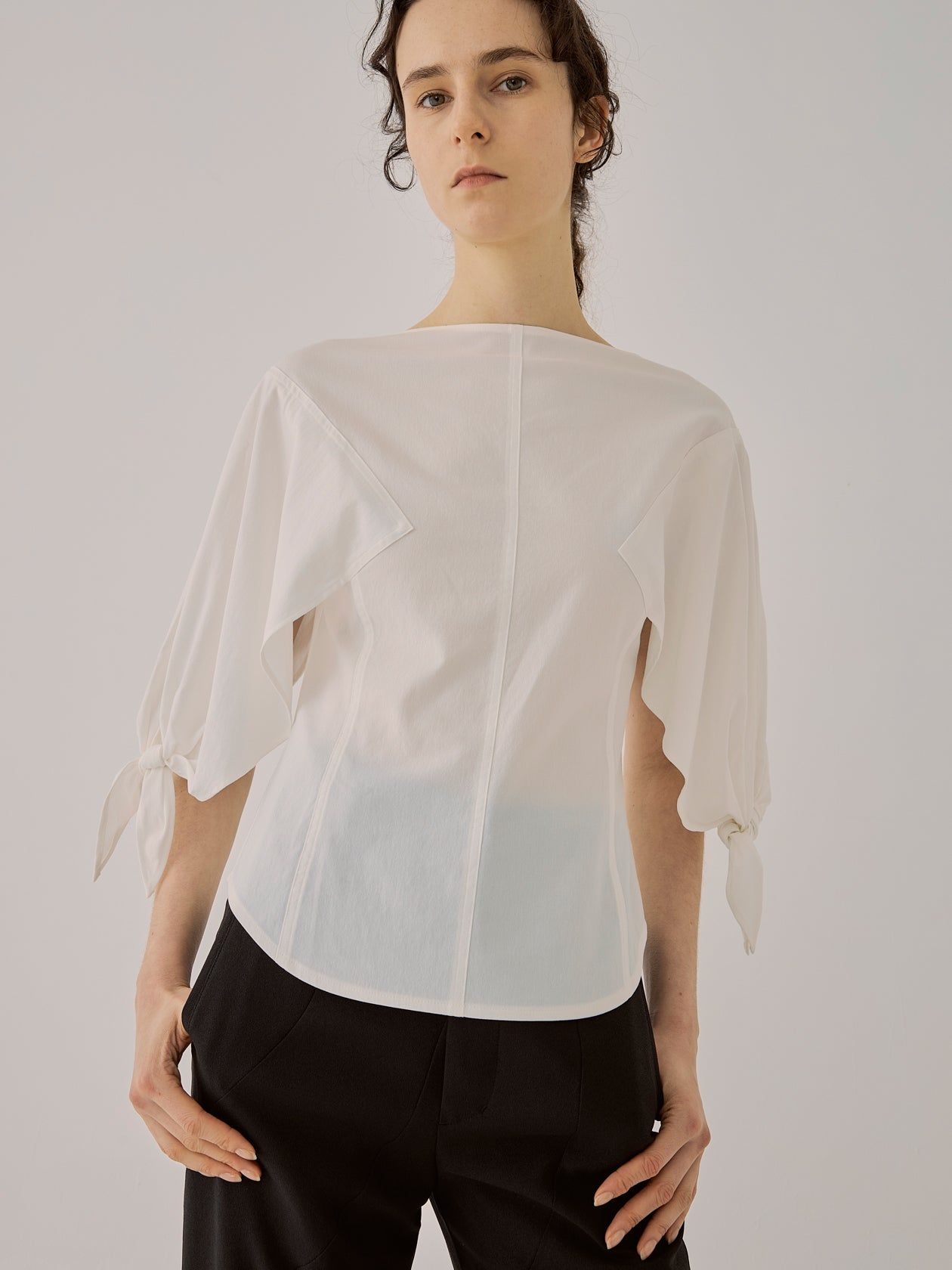 Edita knot sleeve PO WH