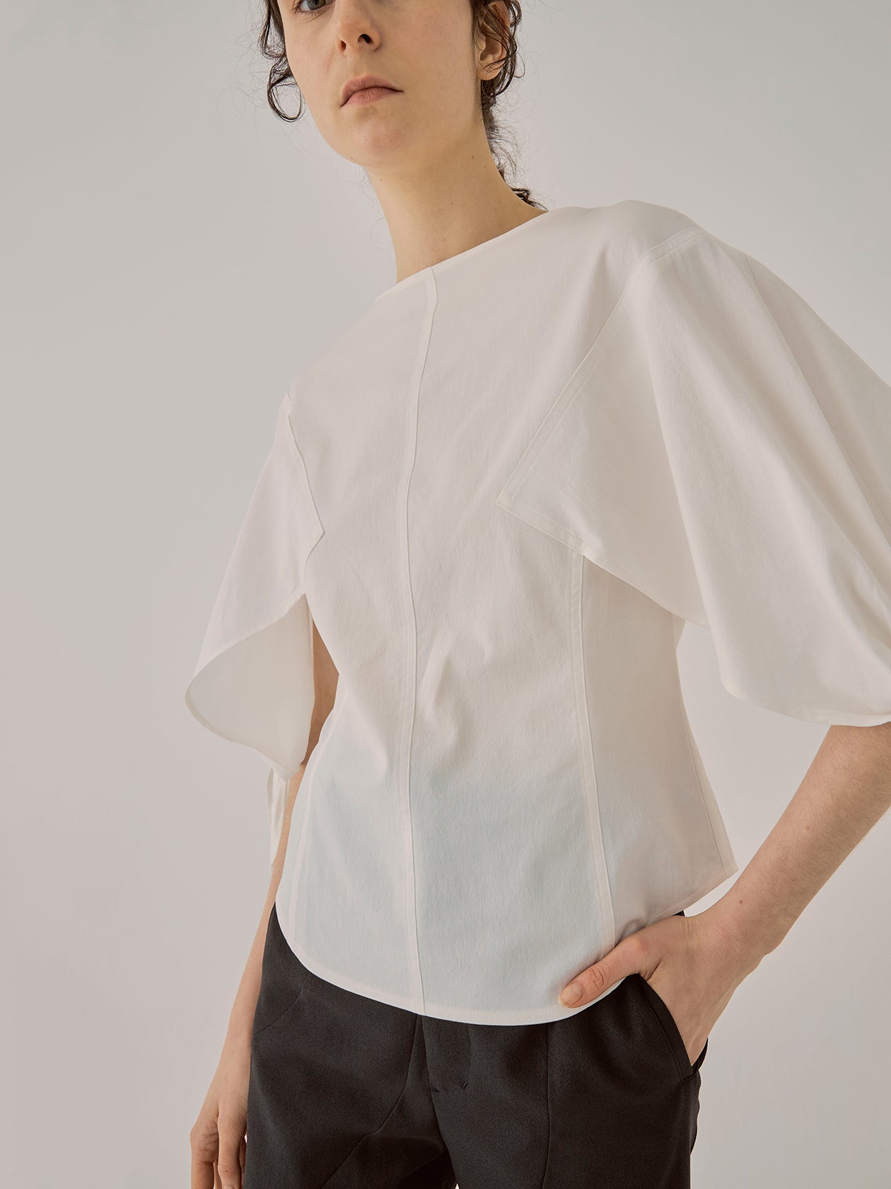 Edita knot sleeve PO WH