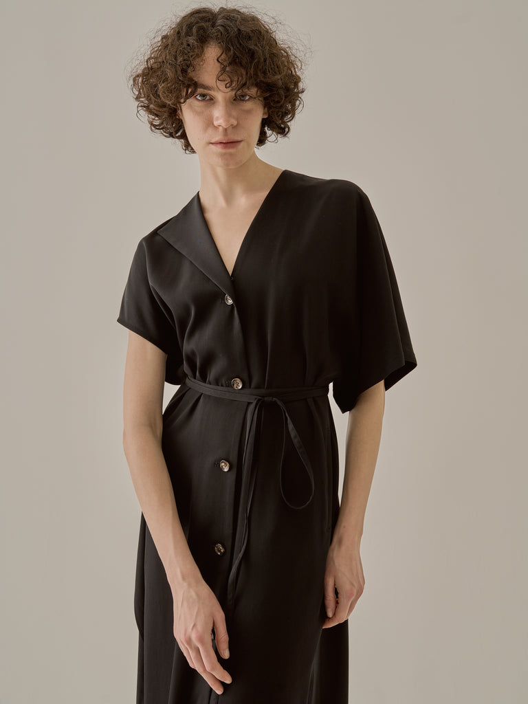 Ana asymmetry dress BK