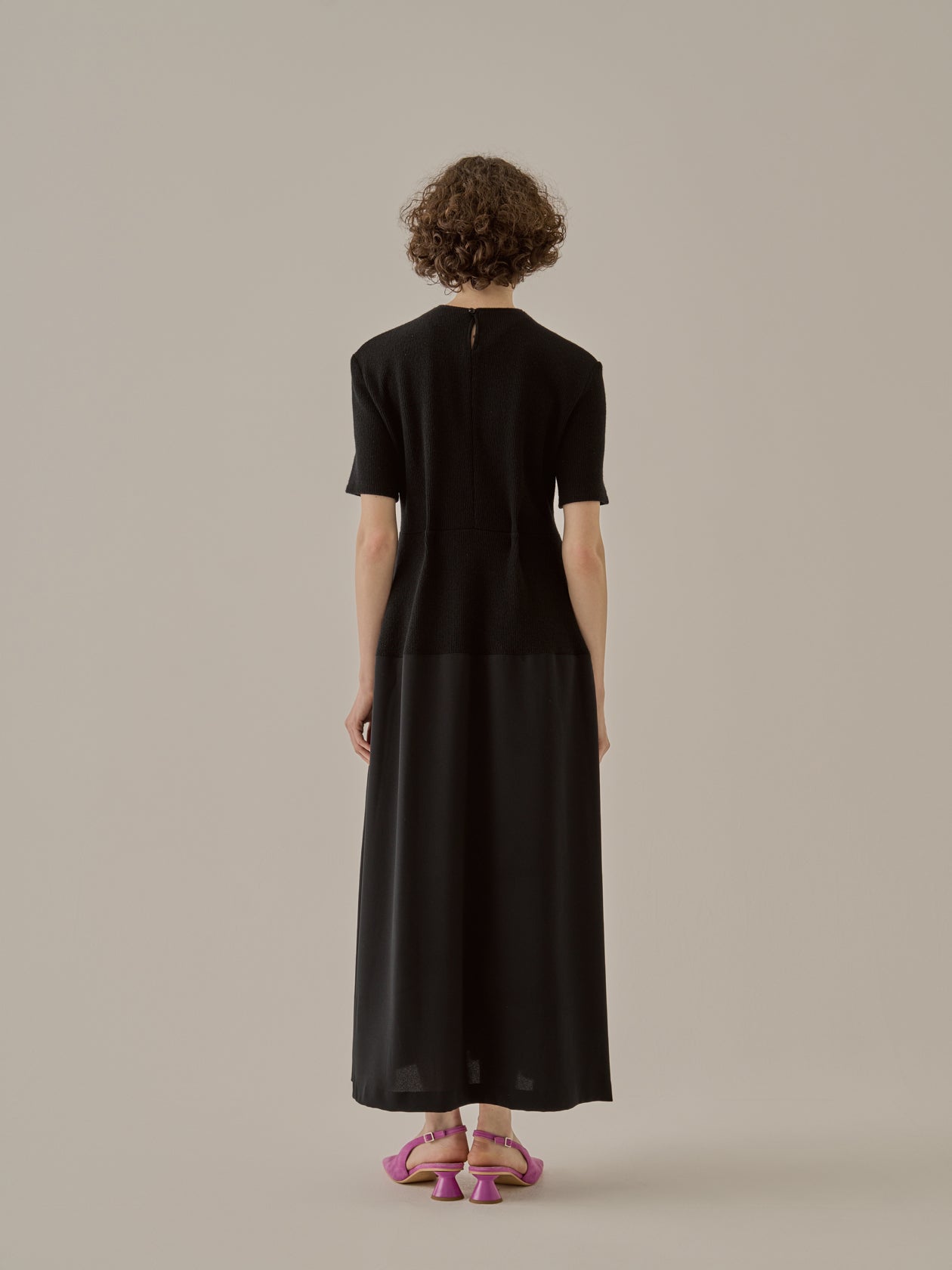 Jodie combi tex jersey dress BK