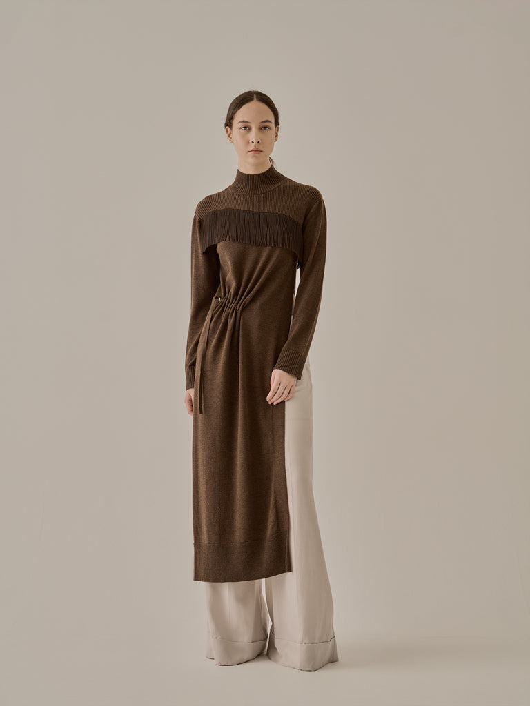 Ingela long knit pullover BR
