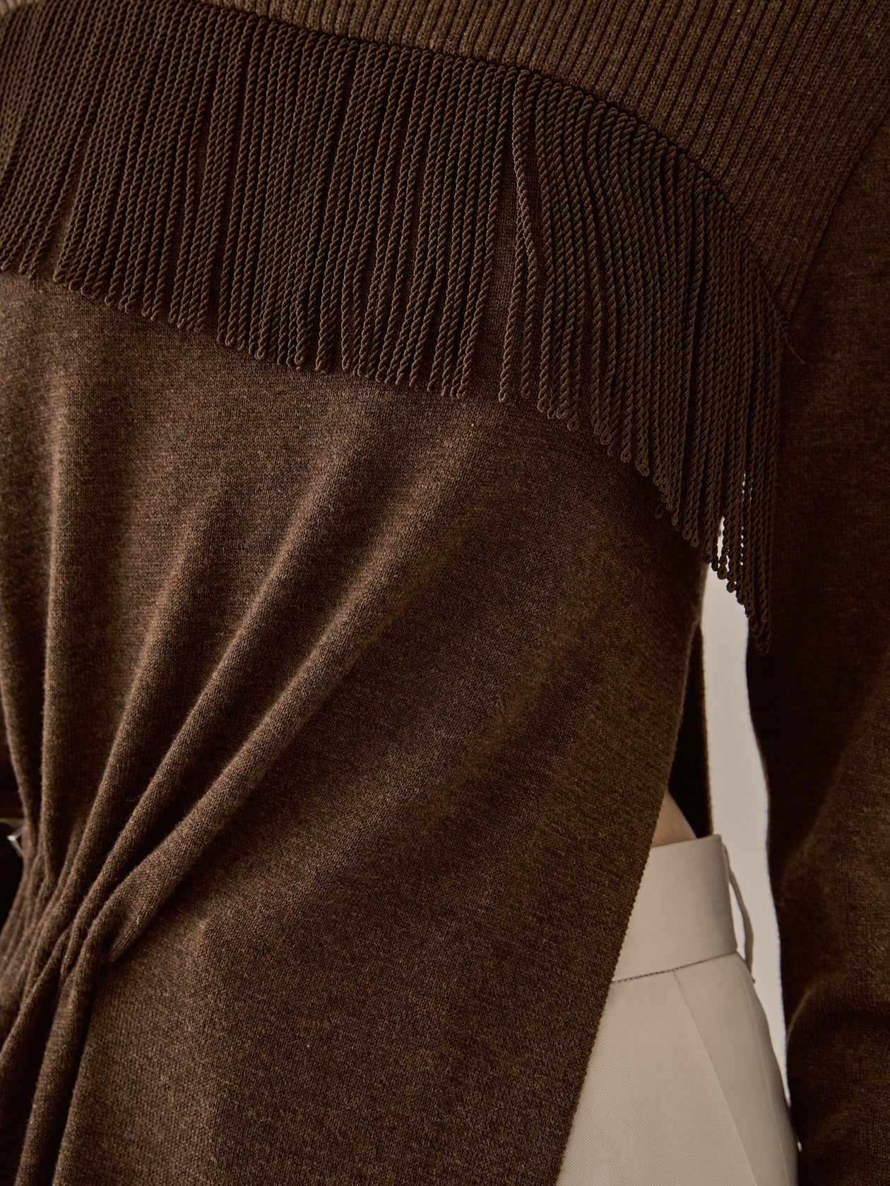 Ingela long knit pullover BR