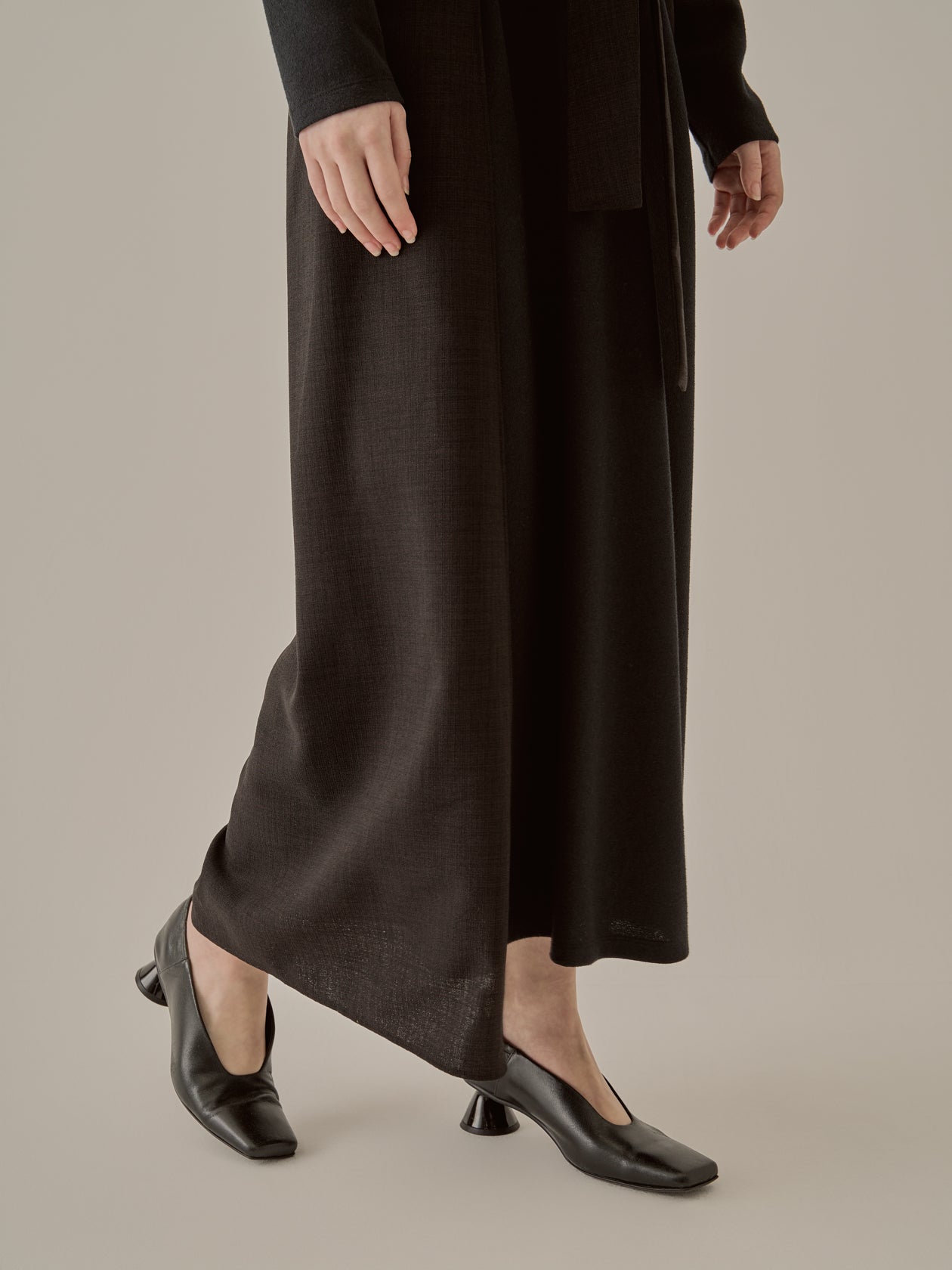 Laurel wrap waist combi dress BK