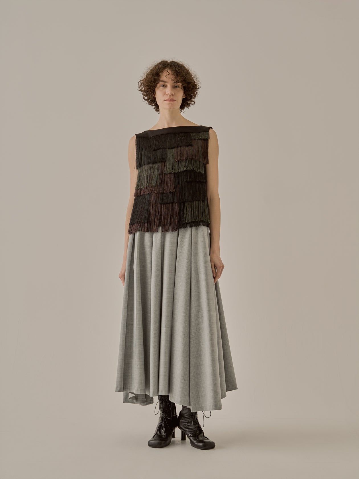 Nichola fringe pullover BK