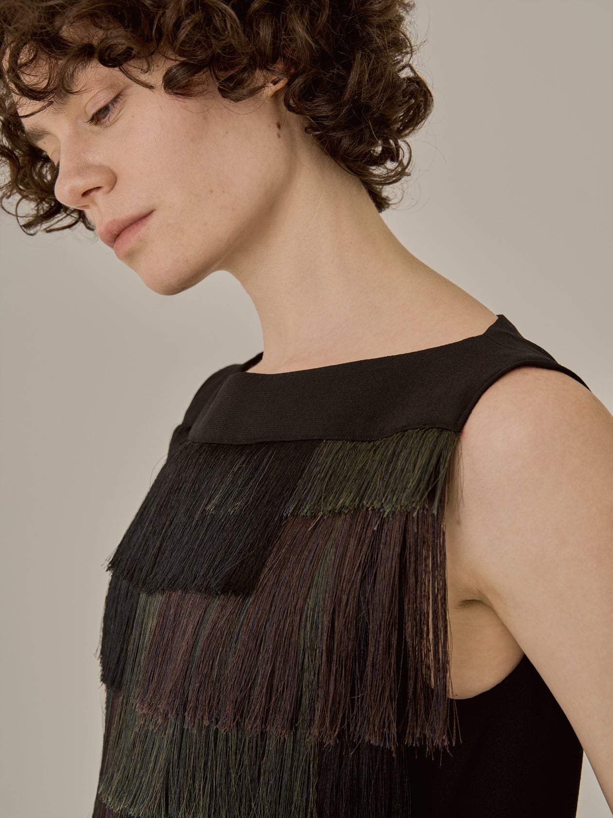 Nichola fringe pullover BK