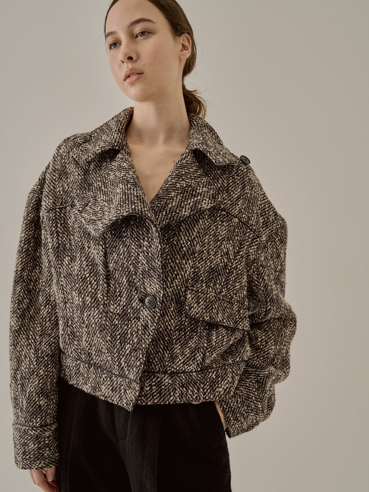 Rosanna tweed blouson BK