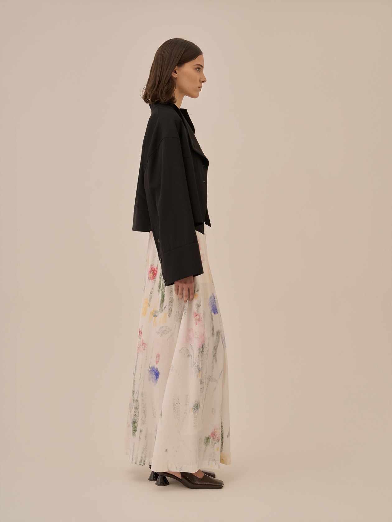 Sabi flare skirt WH