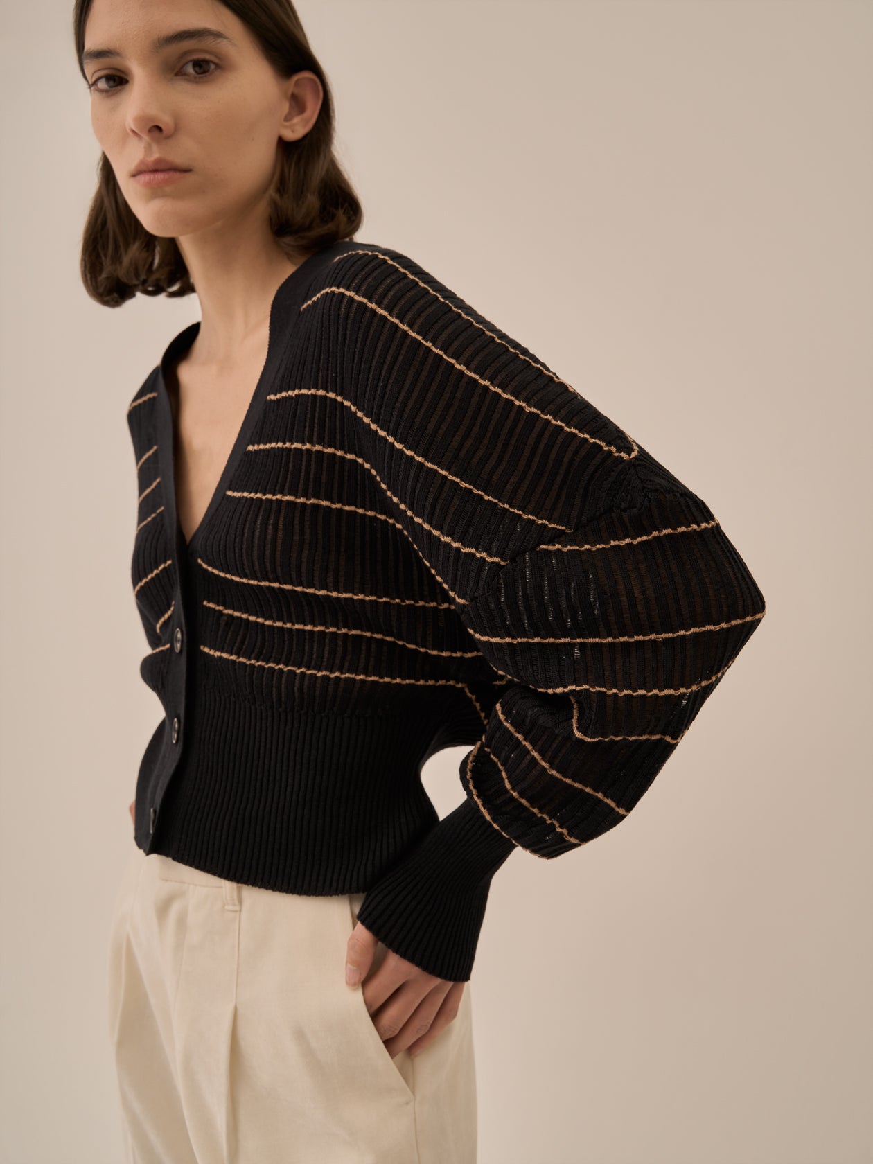 Laetitia knit cardigan BRBK