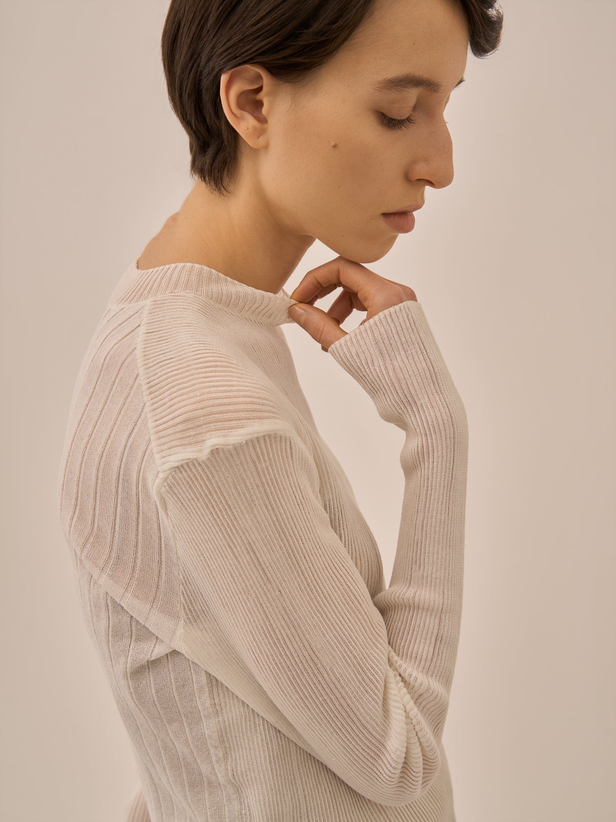 Basilia sequins knit pullover WH