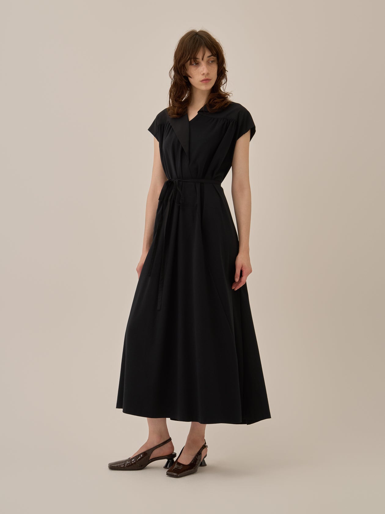 Silva combi tex jersey dress BK