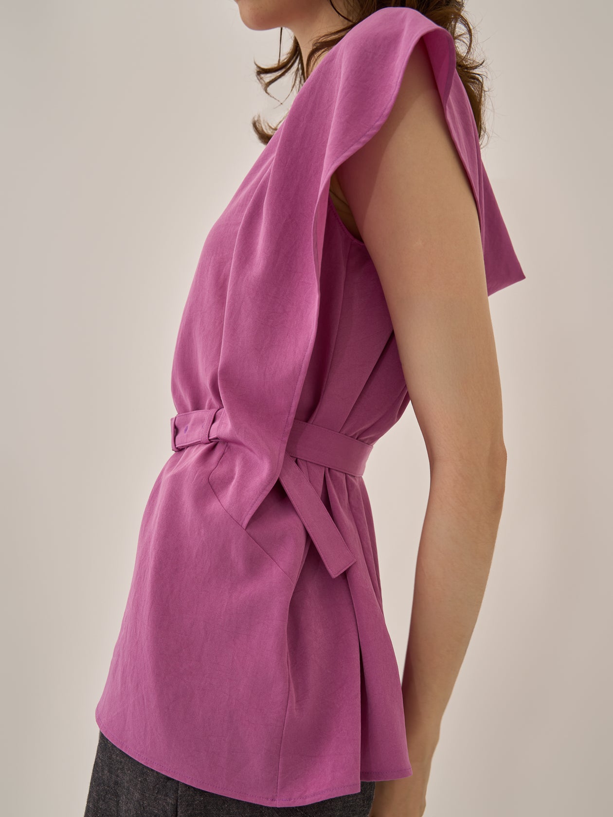 Jenna drape sleeve pullover PK