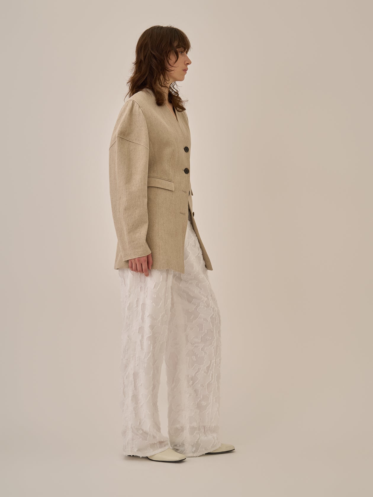 Helene cotton-linen jacket BE
