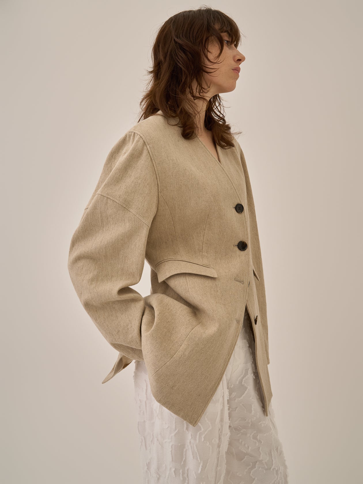 Helene cotton-linen jacket BE