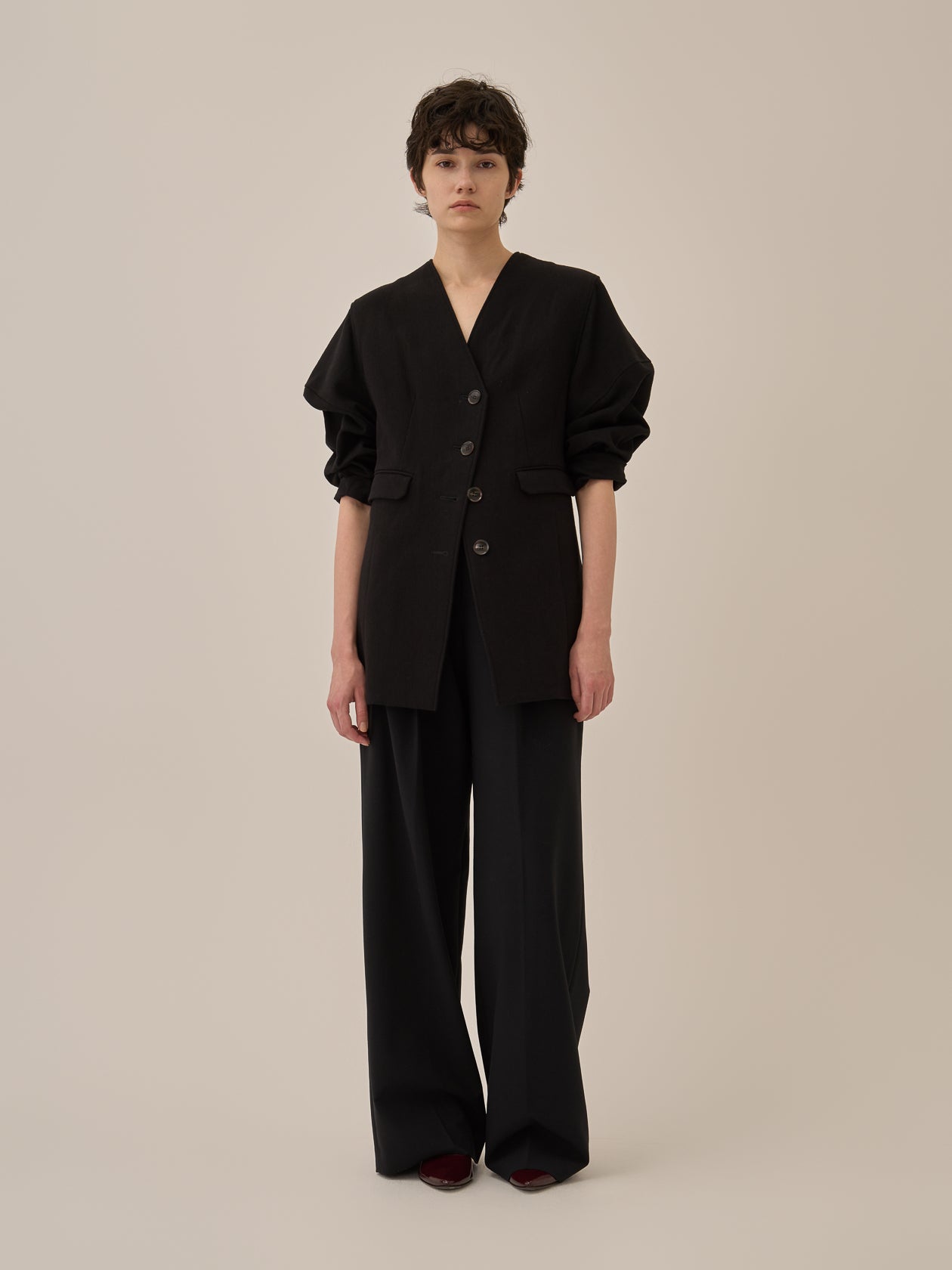 Helene cotton-linen jacket BK