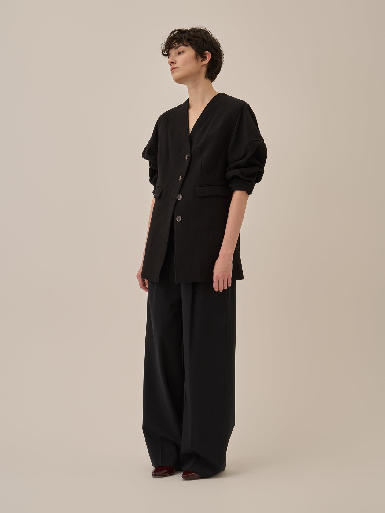 Helene cotton-linen jacket BK