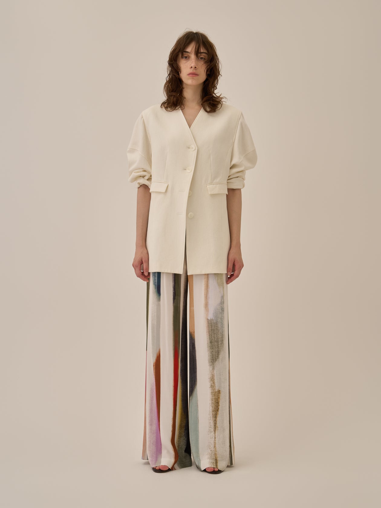 Helene cotton-linen jacket WH