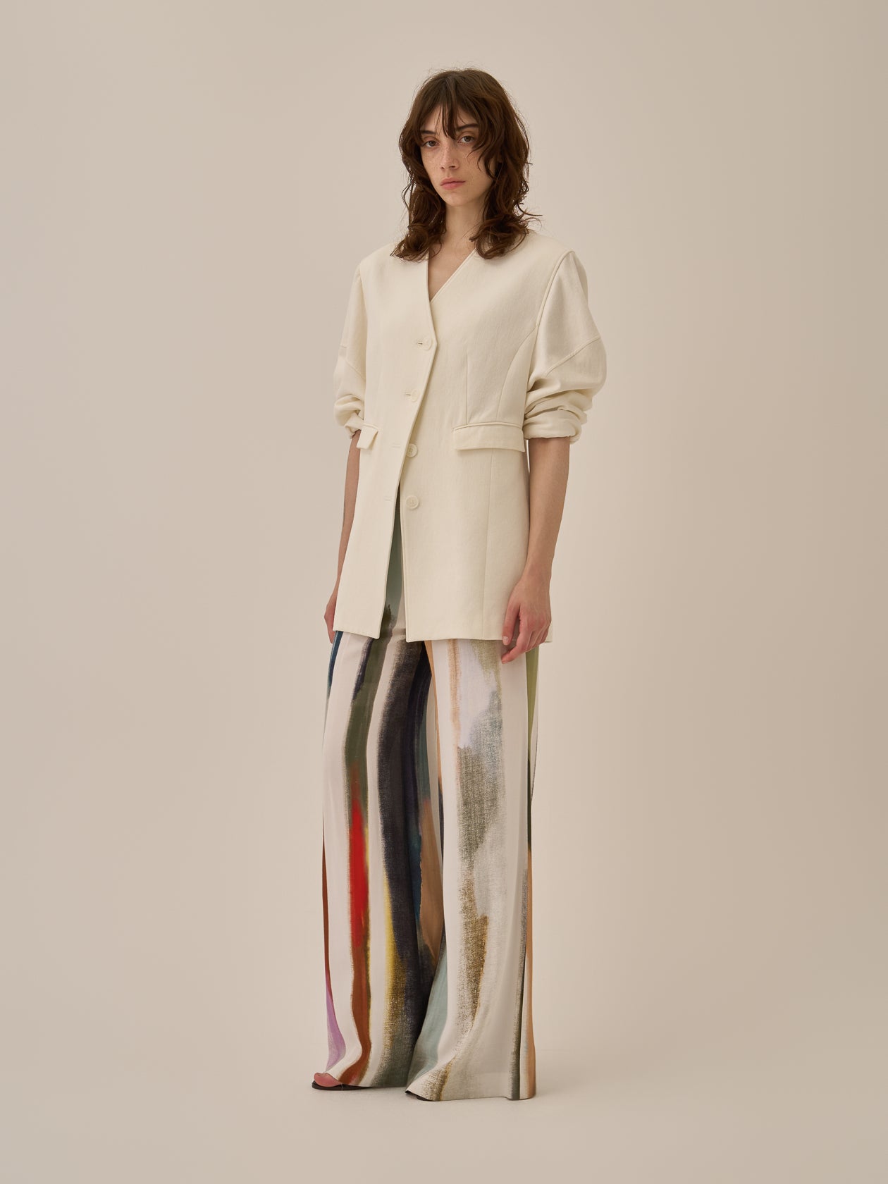 Helene cotton-linen jacket WH