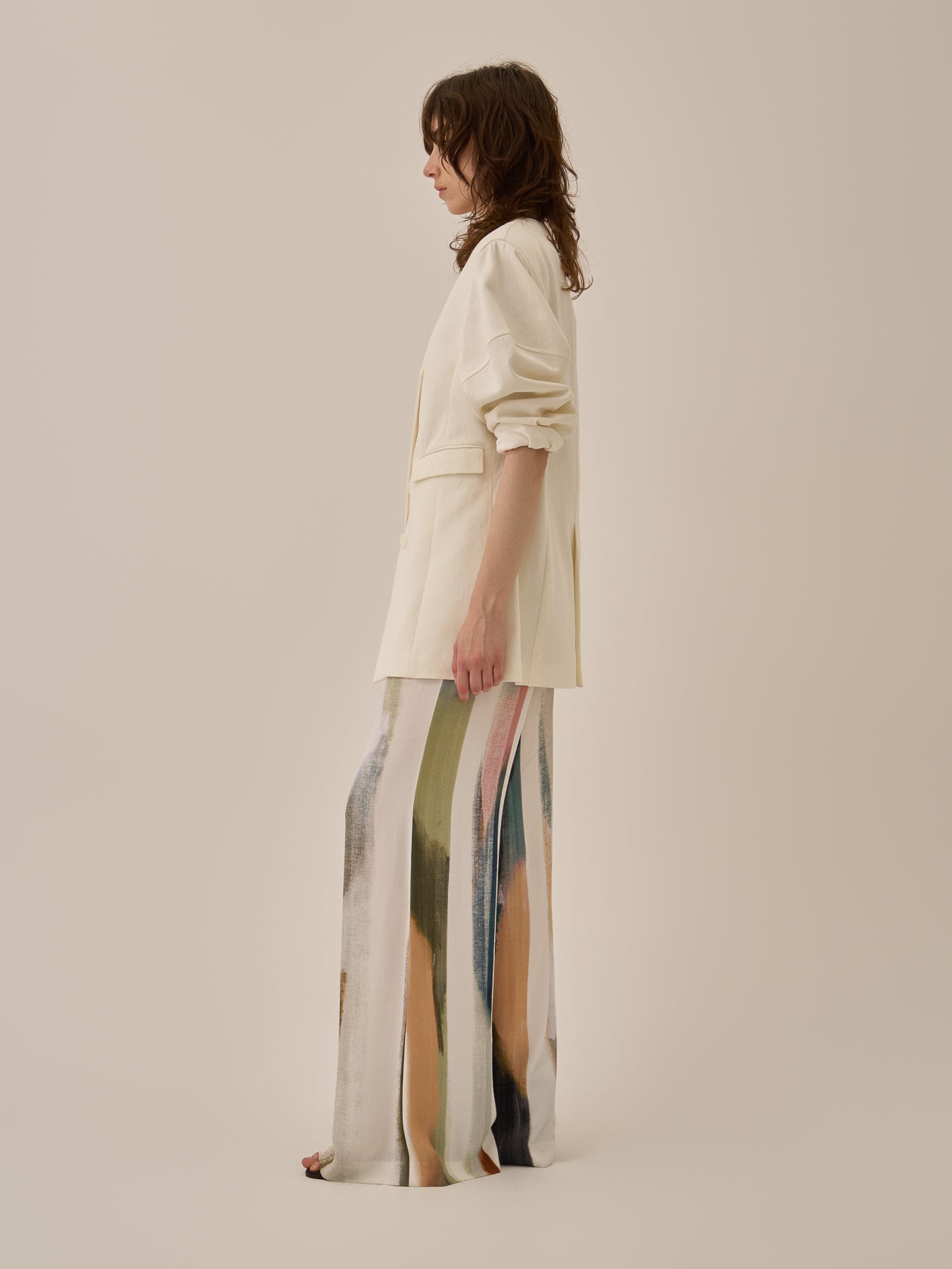 Helene cotton-linen jacket WH