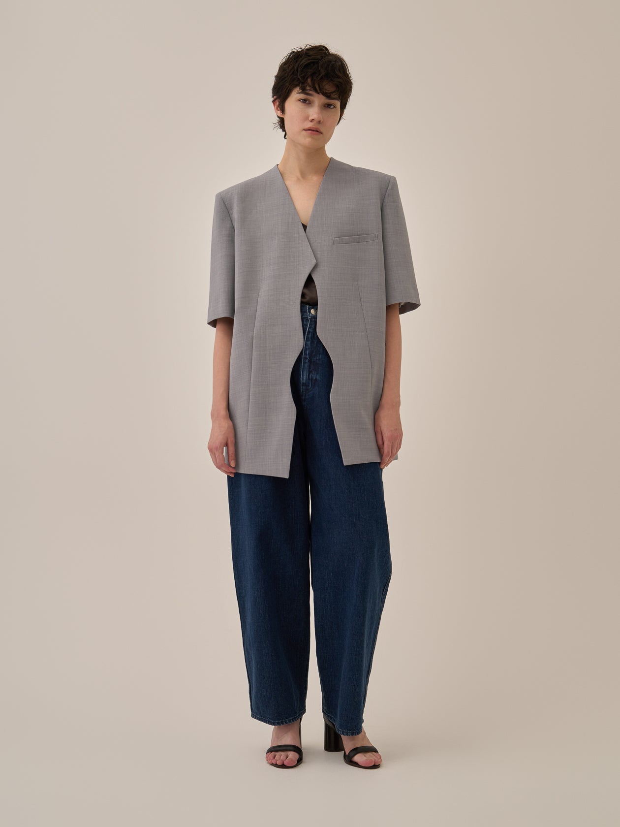 Miriam panel denim pants NV