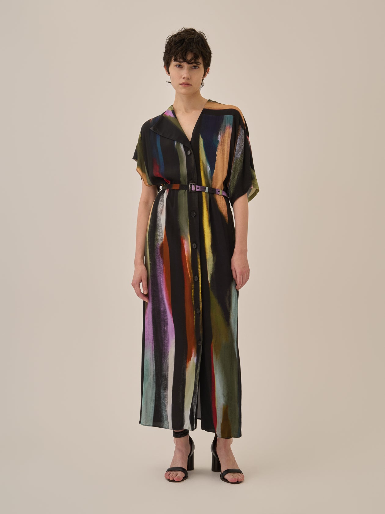 Empty stripe dress BK