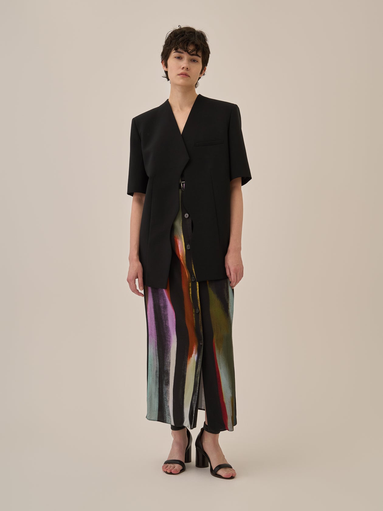 Empty stripe dress BK