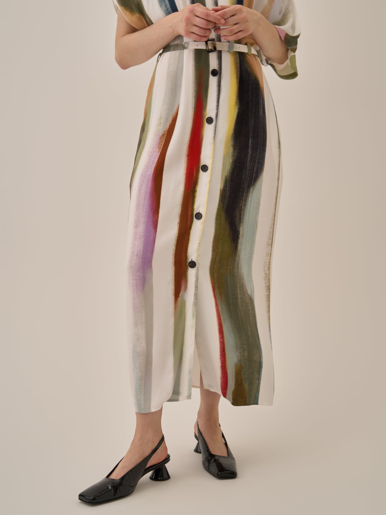 Empty stripe dress WH