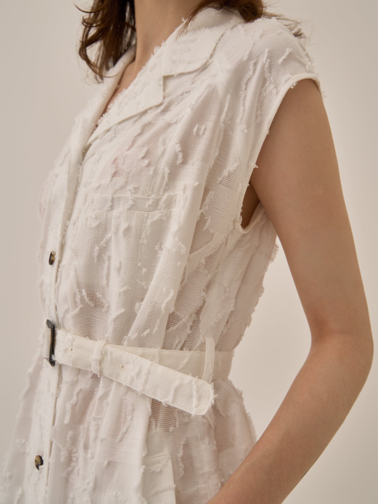 Block flower dress WH