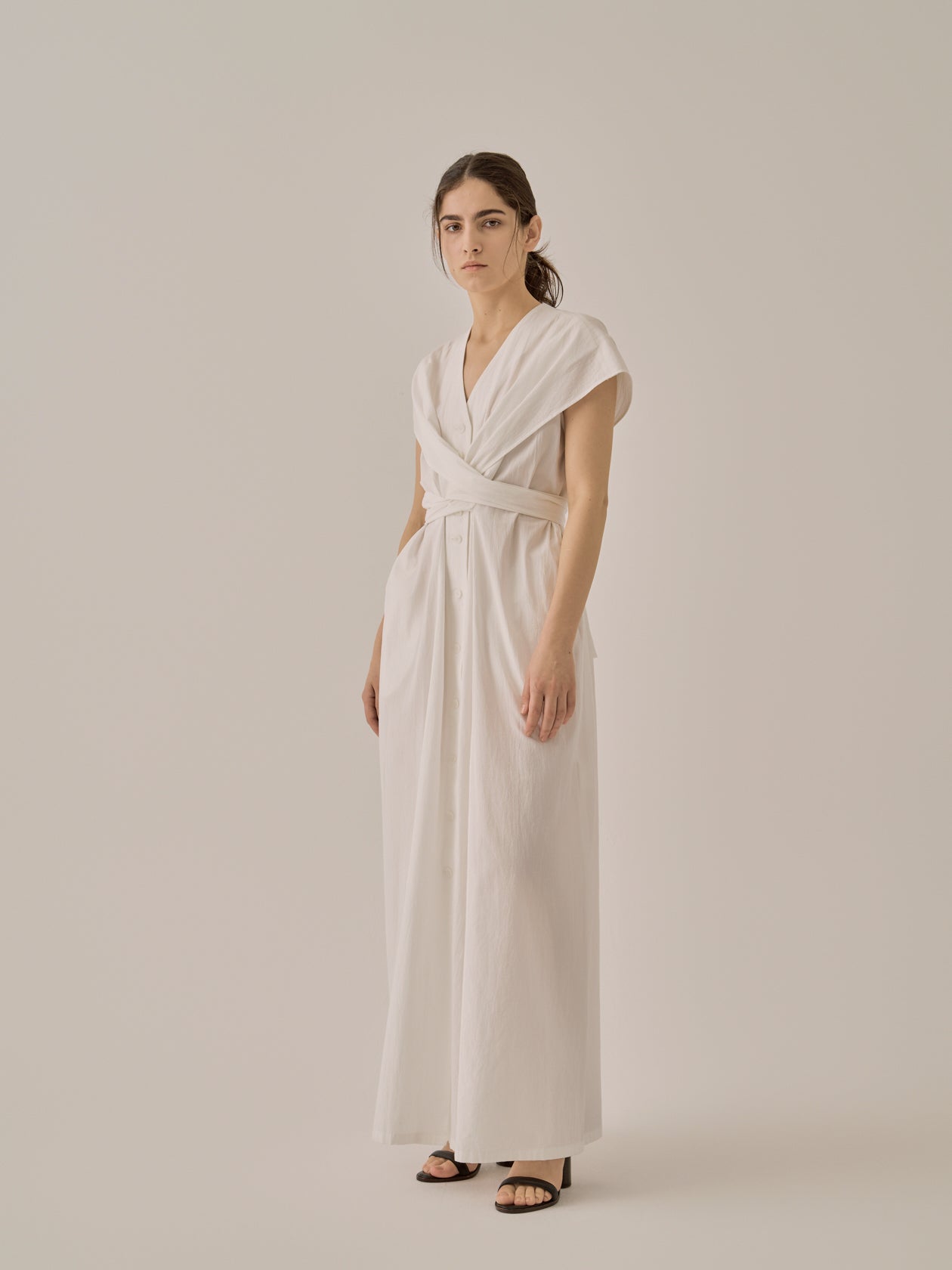 Valeria knot panel dress WH