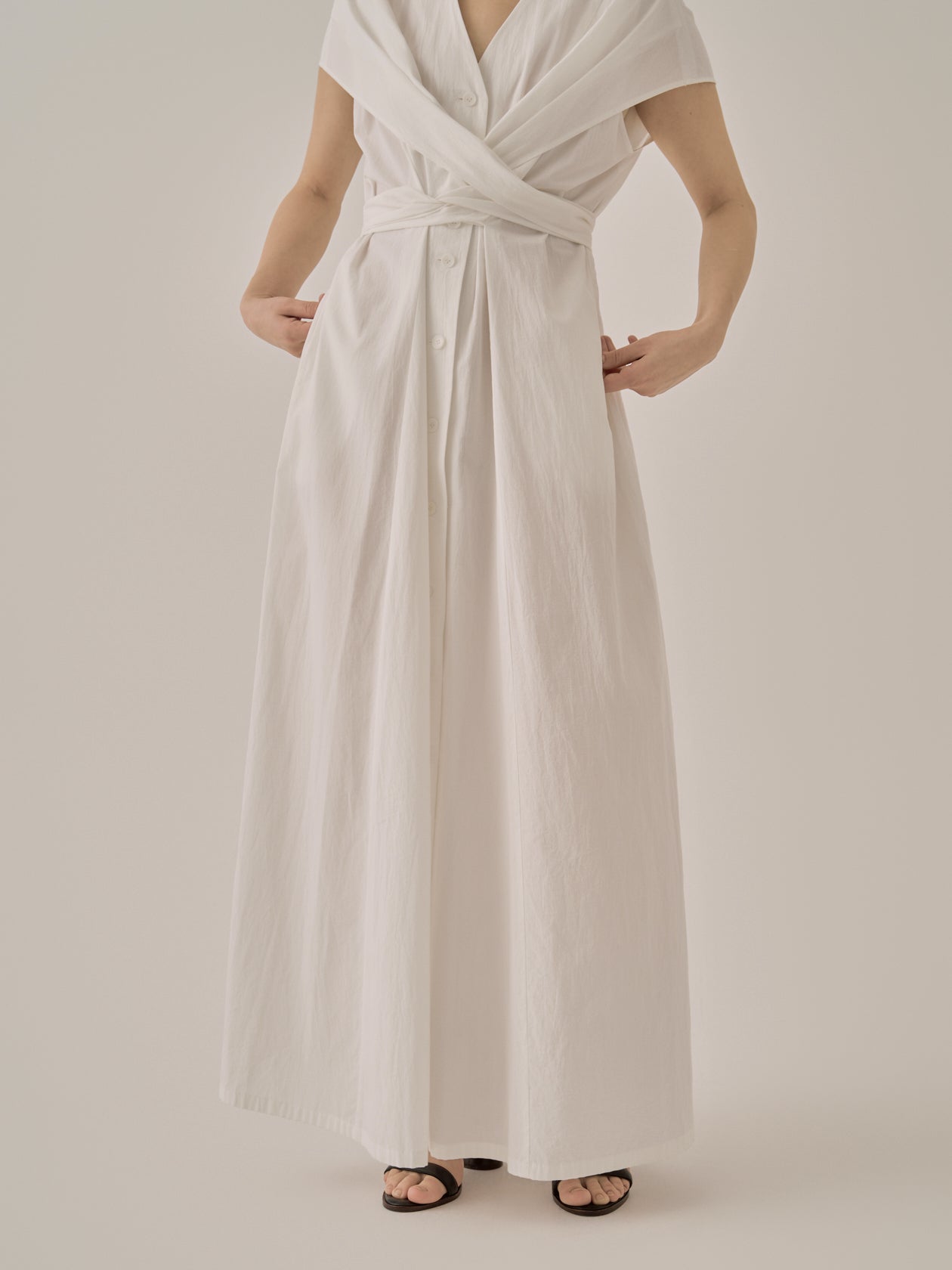 Valeria knot panel dress WH