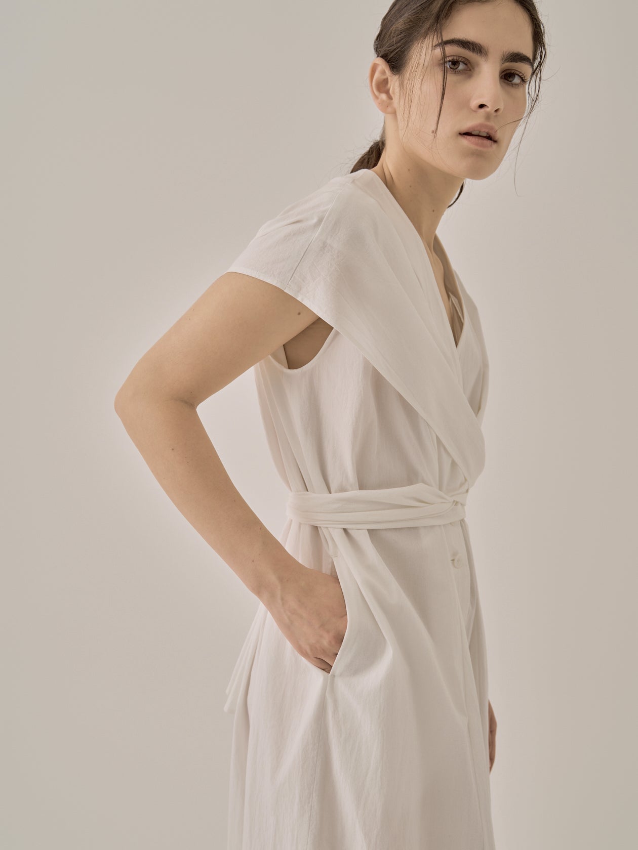 Valeria knot panel dress WH