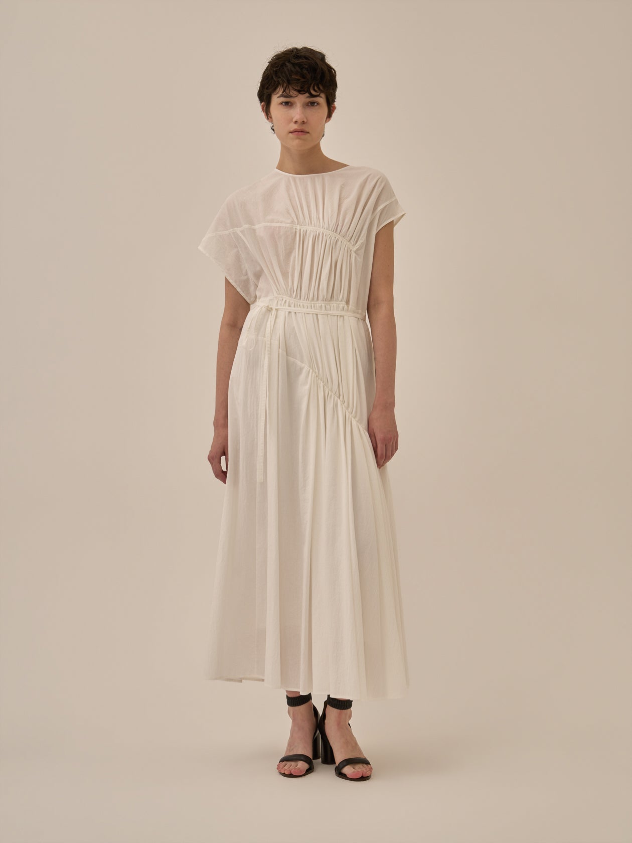 Sara gather panel dress WH