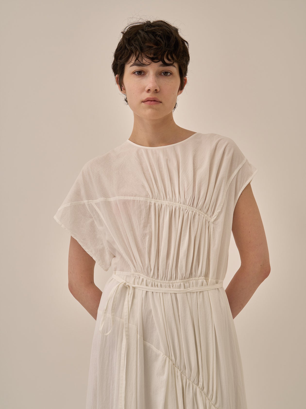 Sara gather panel dress WH