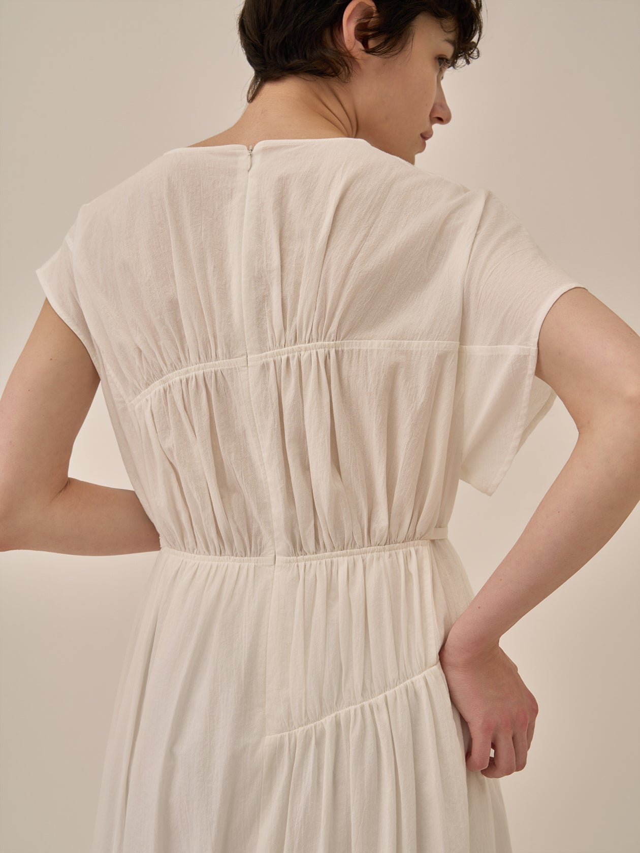 Sara gather panel dress WH