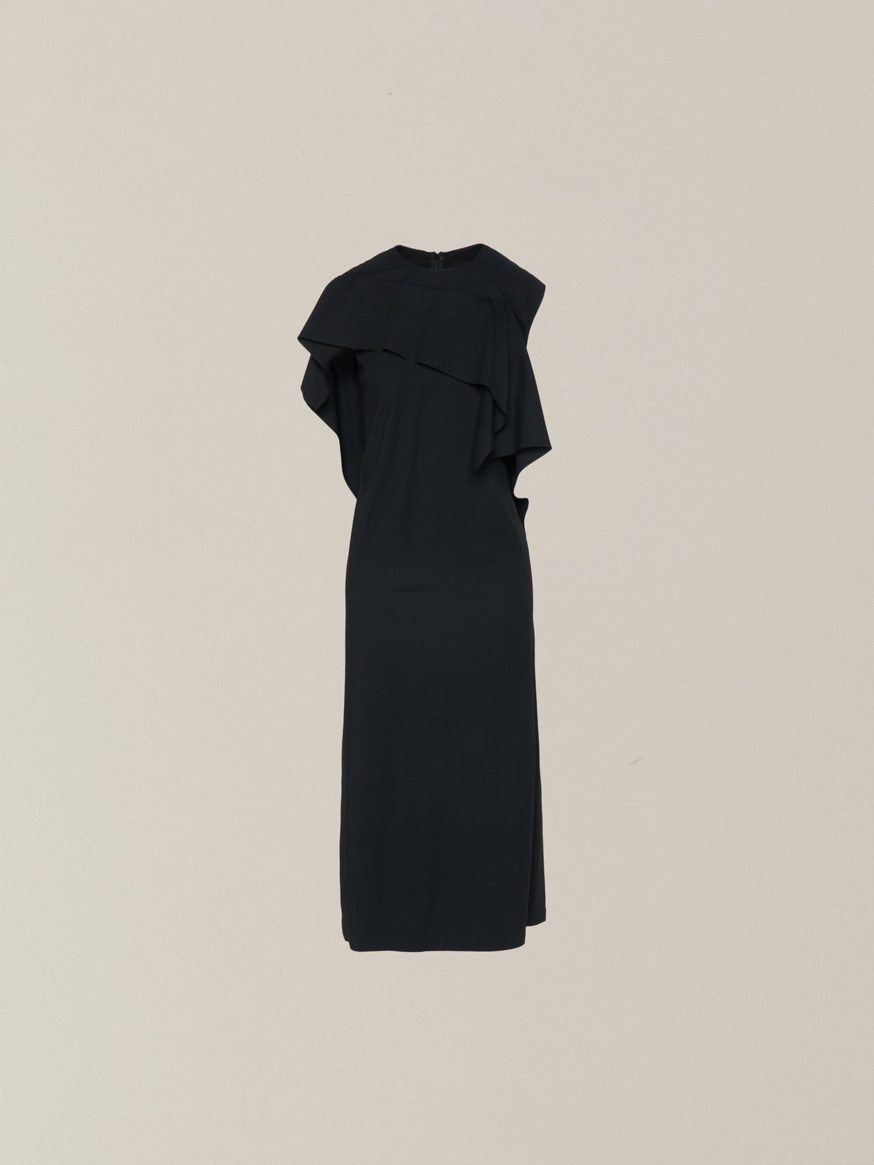 Tea drape panel dress BK
