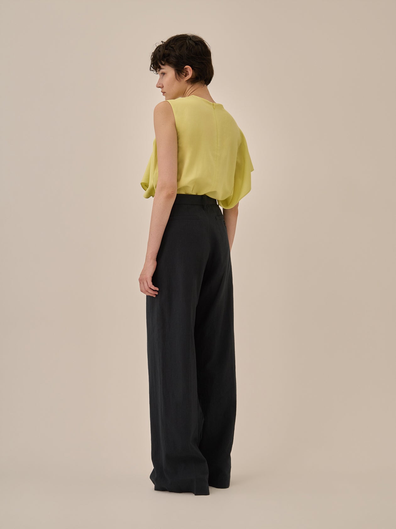 Tea drape panel pullover YE