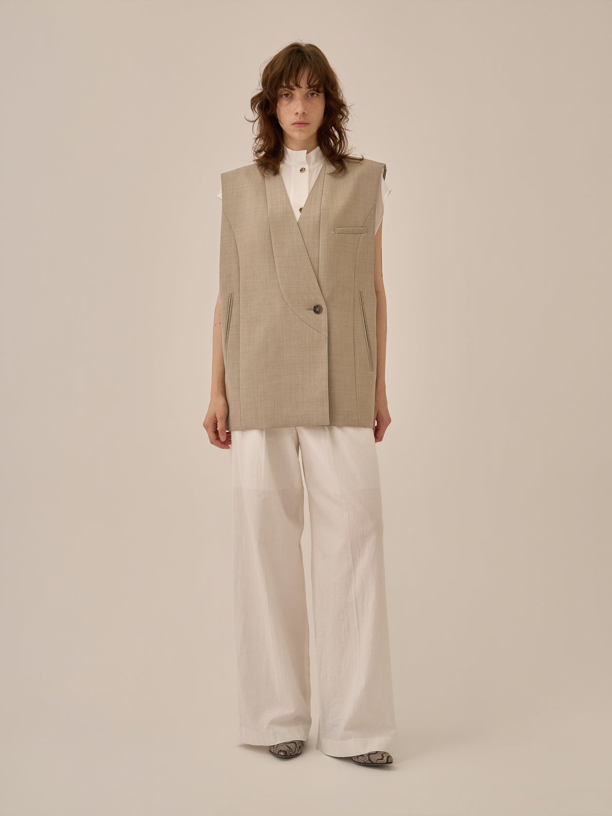 Void jacket with belt BE