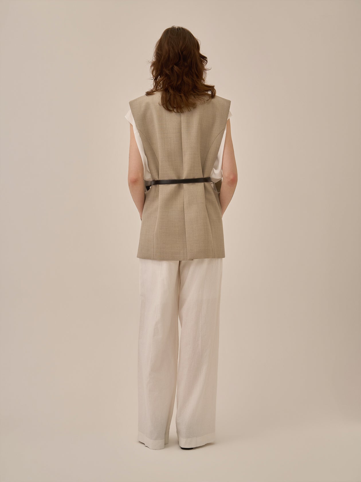 Void jacket with belt BE