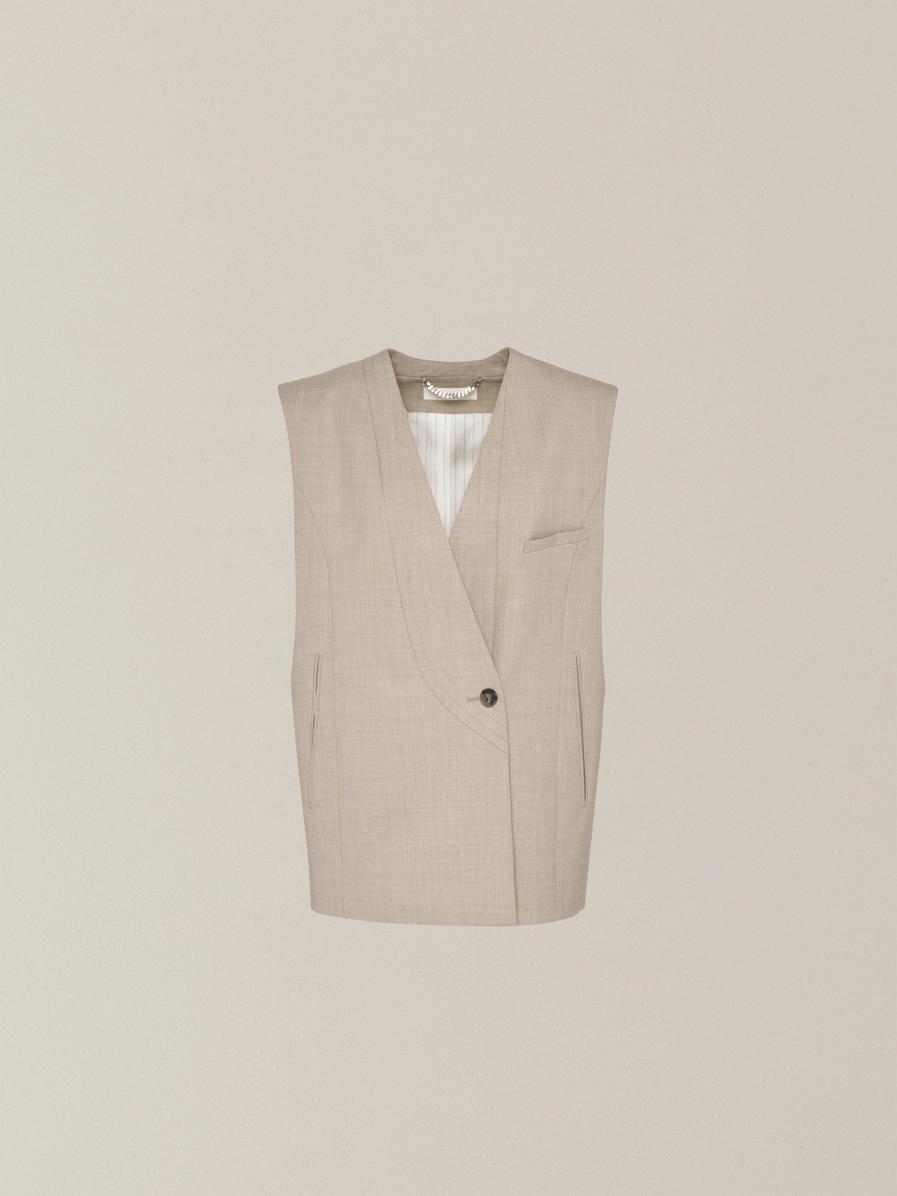 Void jacket with belt BE