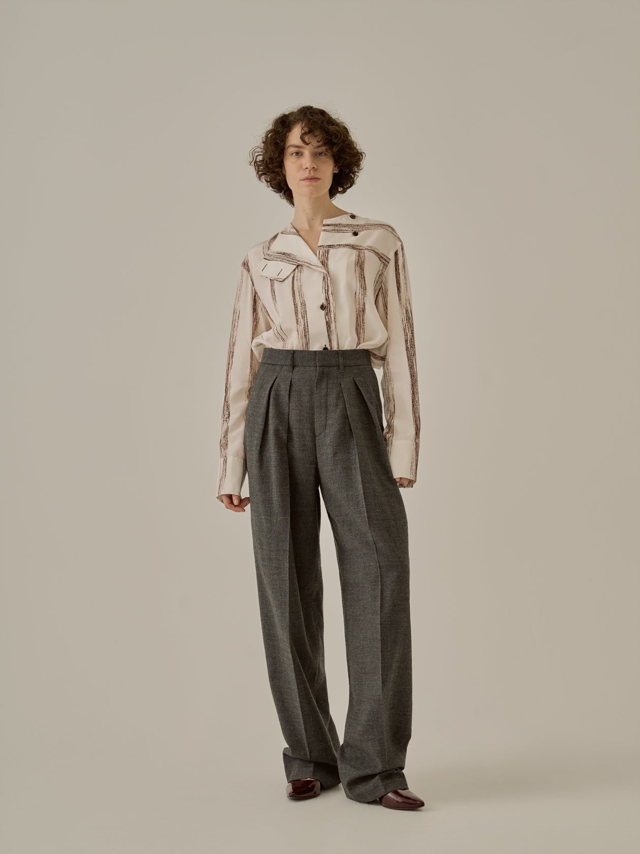 Stitch stripe shirt IV