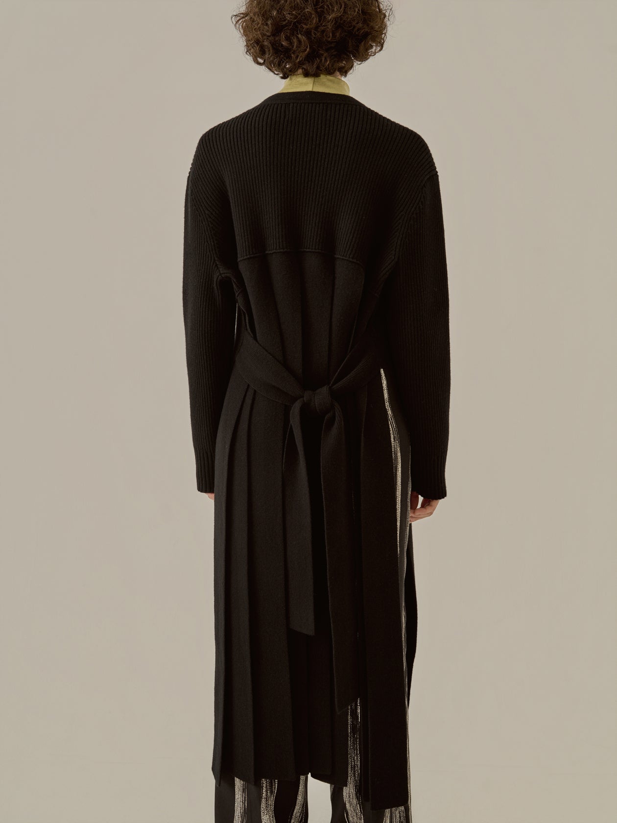 Margo long knit cardigan BK