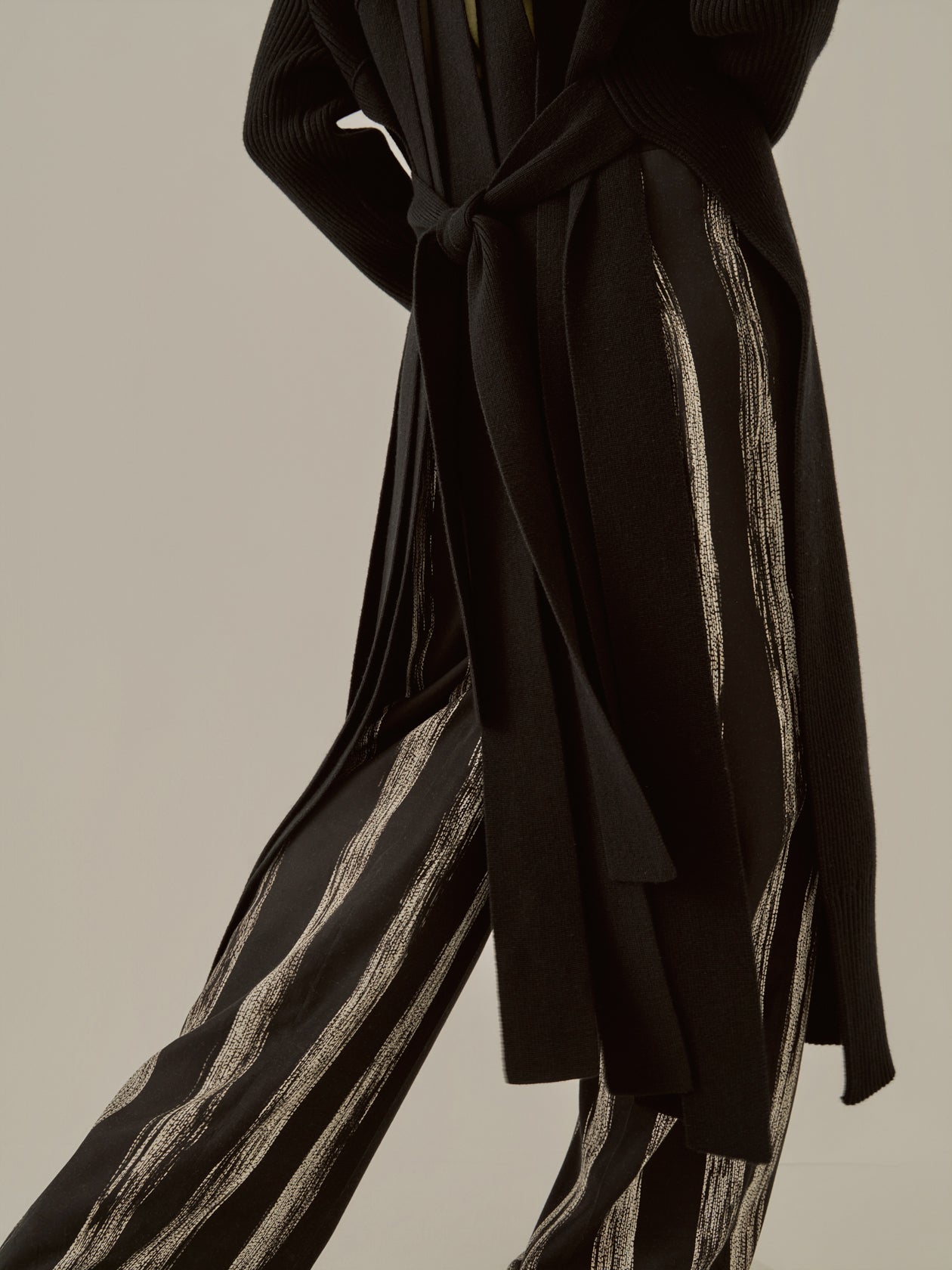 Margo long knit cardigan BK