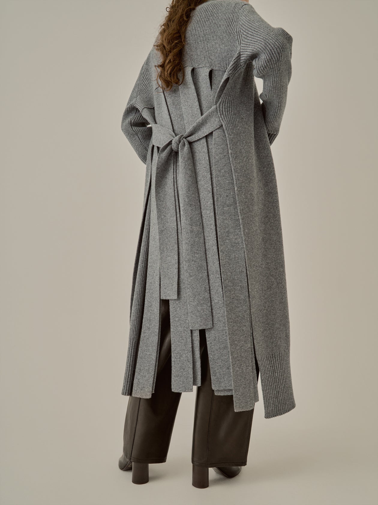 Margo long knit cardigan GY