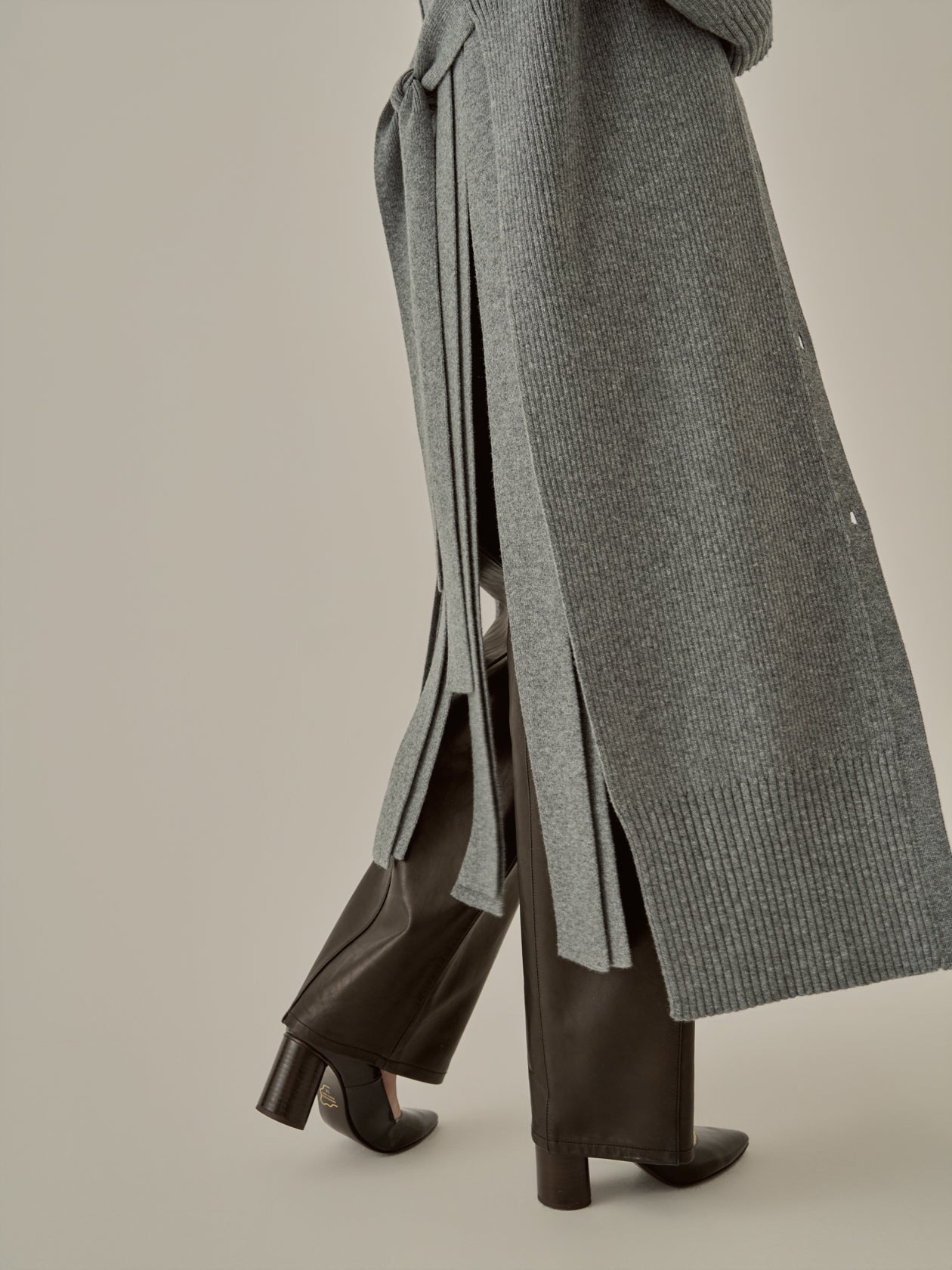 Margo long knit cardigan GY