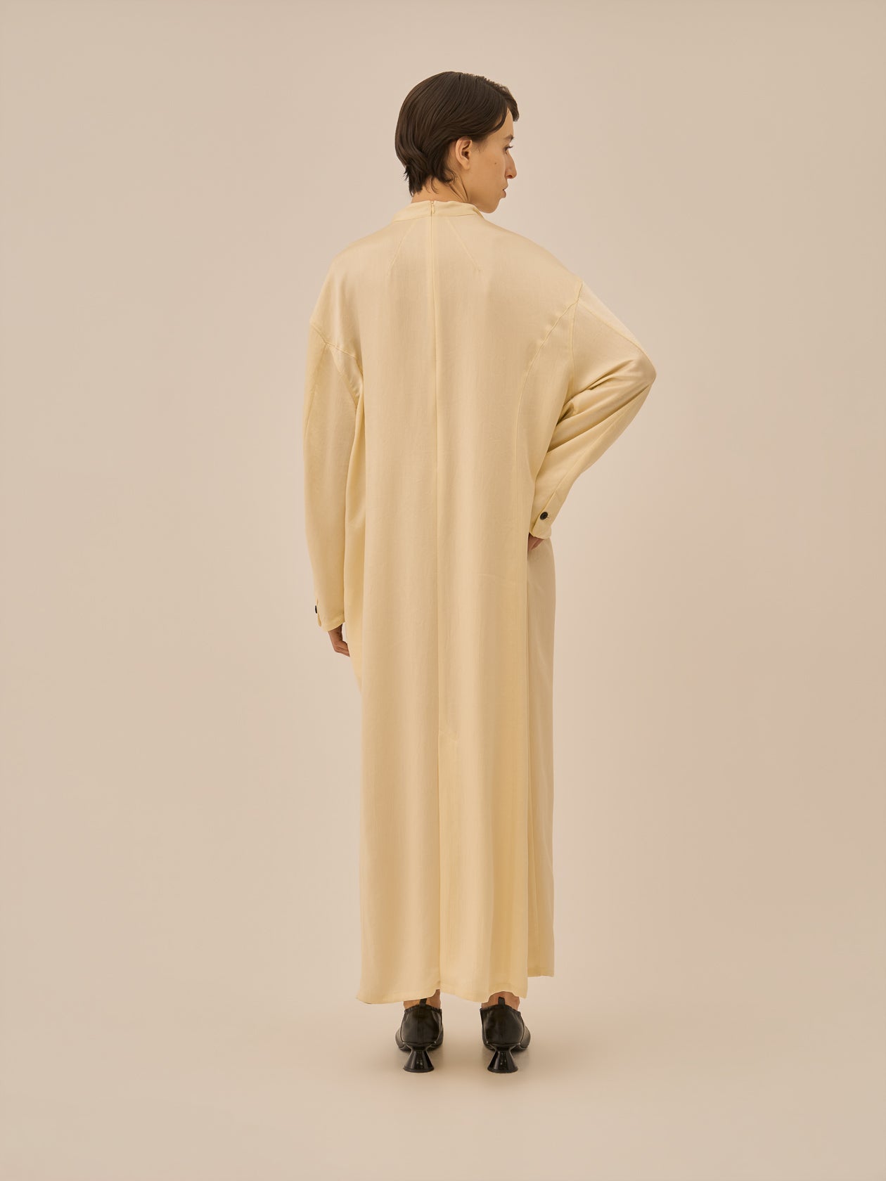 Karina stand collar dress YE