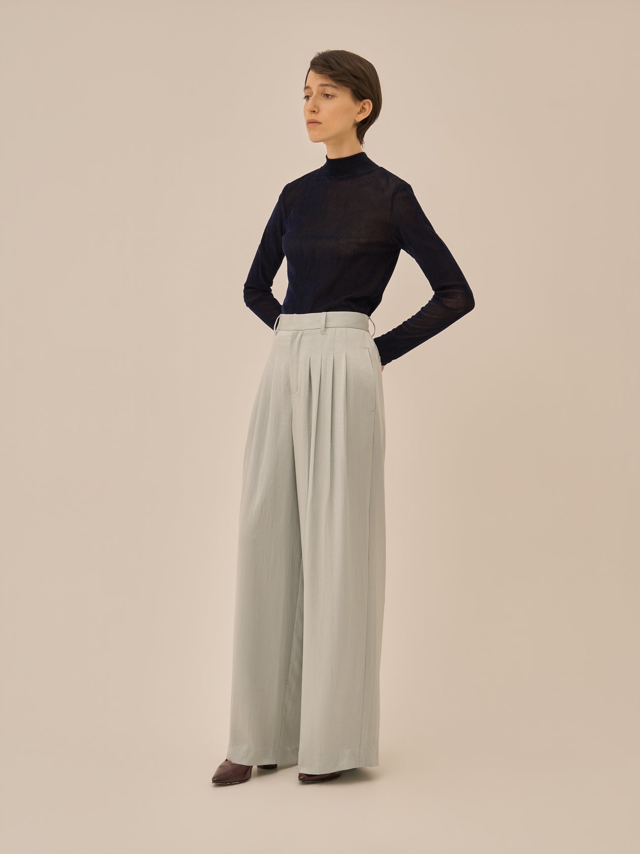 Karina tuck pants GR
