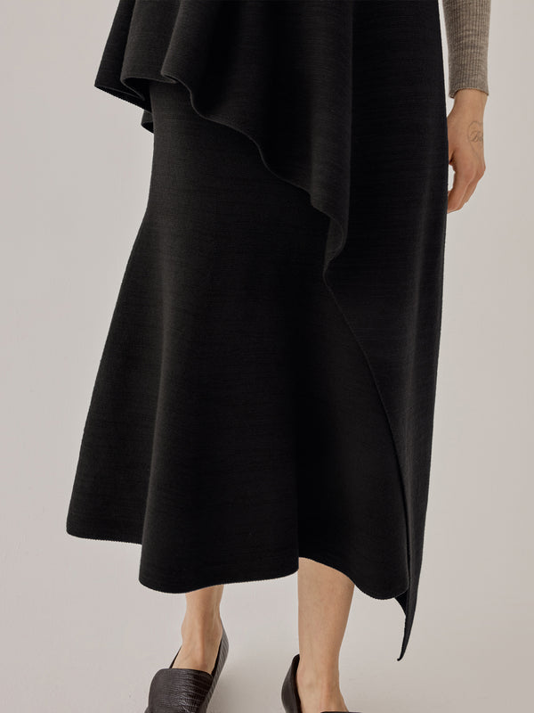 Carola WG knit panel SK BK