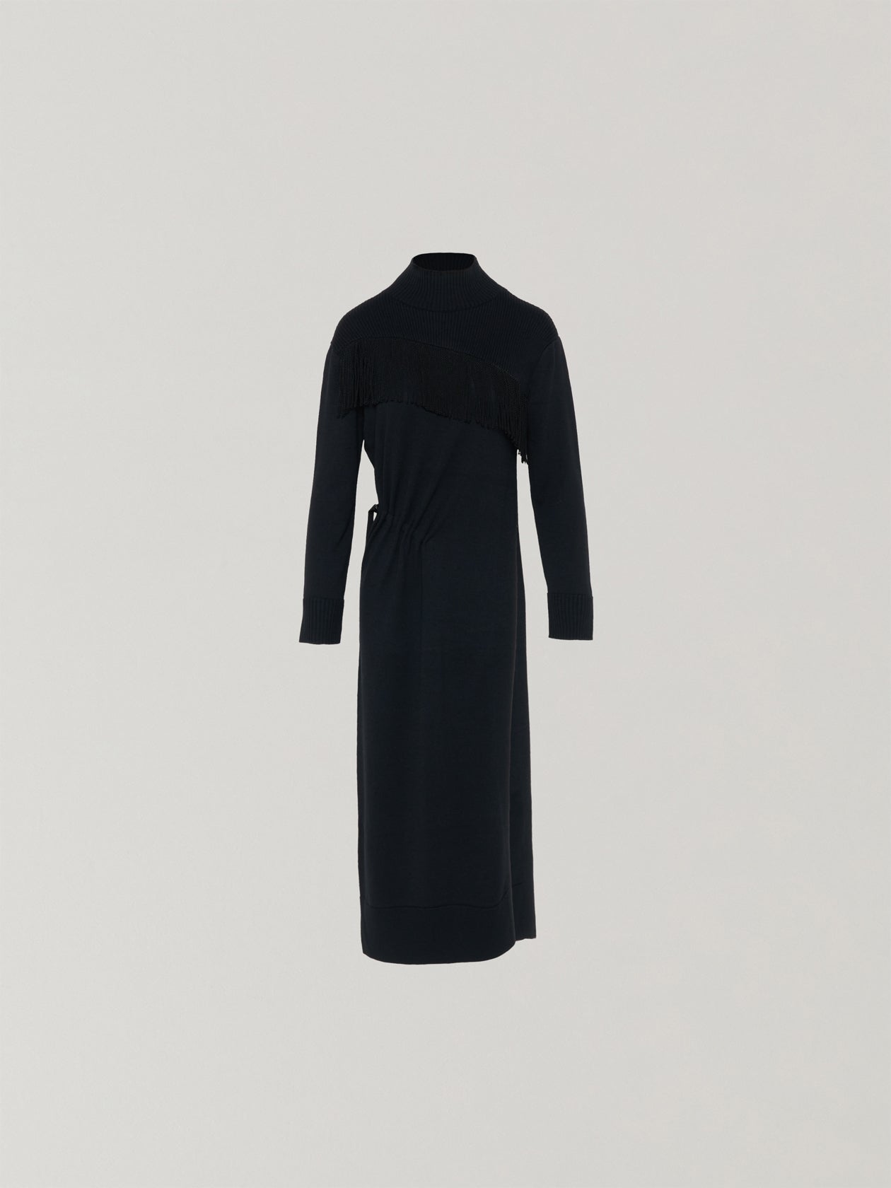 Ingela long knit pullover BK