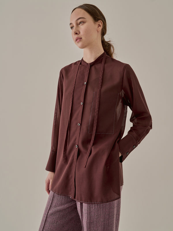 Marika sheer shirt BR