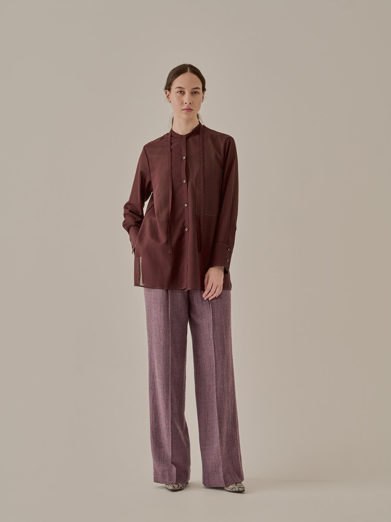 Marika sheer shirt BR