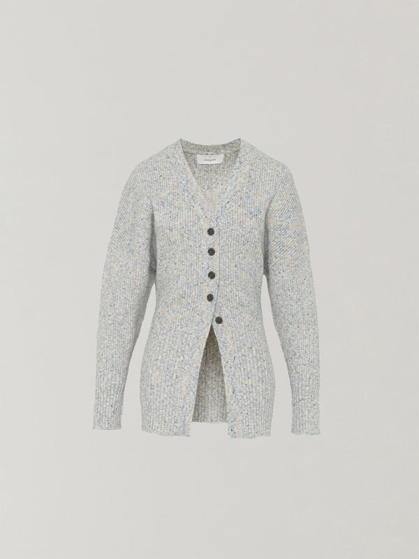 Greer melange knit cardigan GY